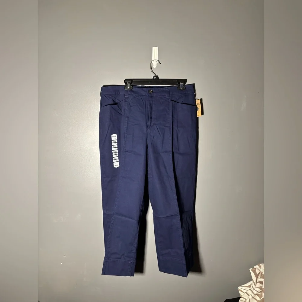 Duluth Women's Workday Warrior Wide Leg Chino Size 16 Regular - Picture 2 of 6